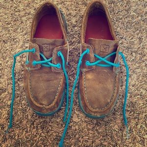 Twisted X moccasins size 4 youth